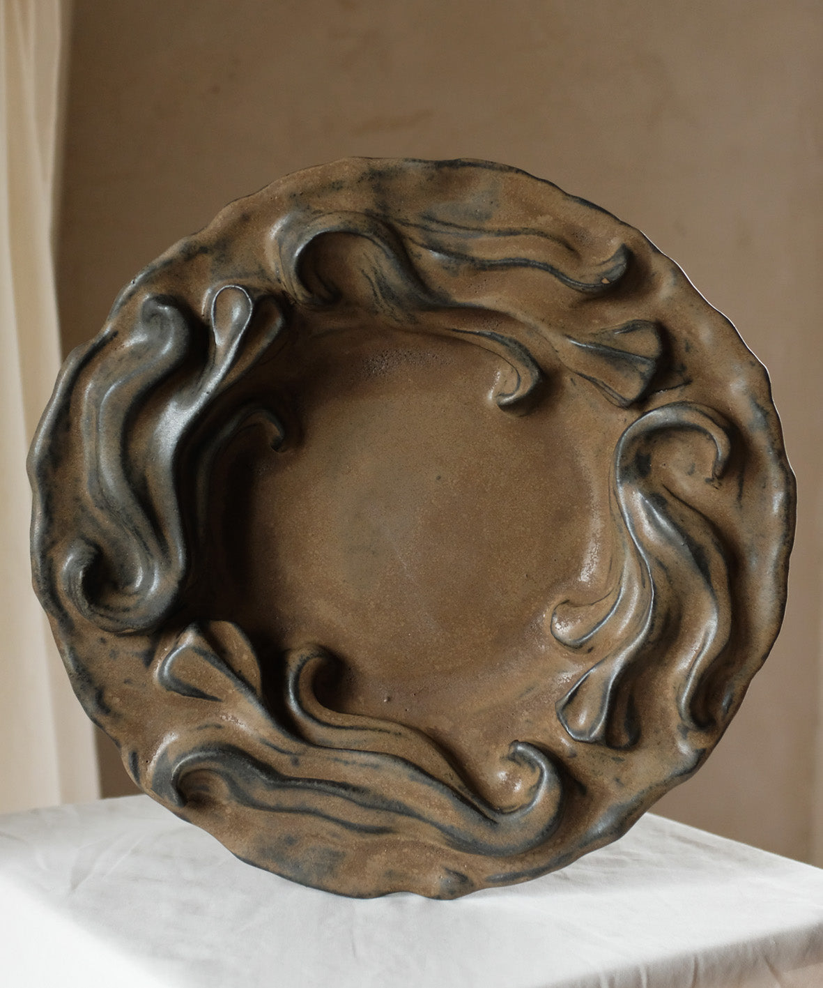 The Floral Collection - Large Bowl - Brown