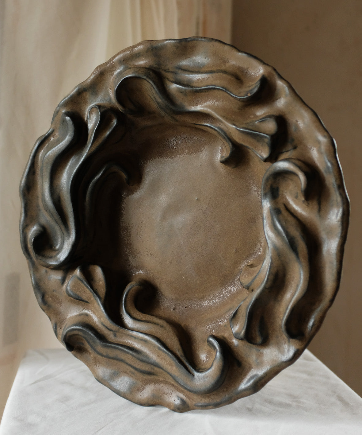 The Floral Collection - Large Bowl - Brown