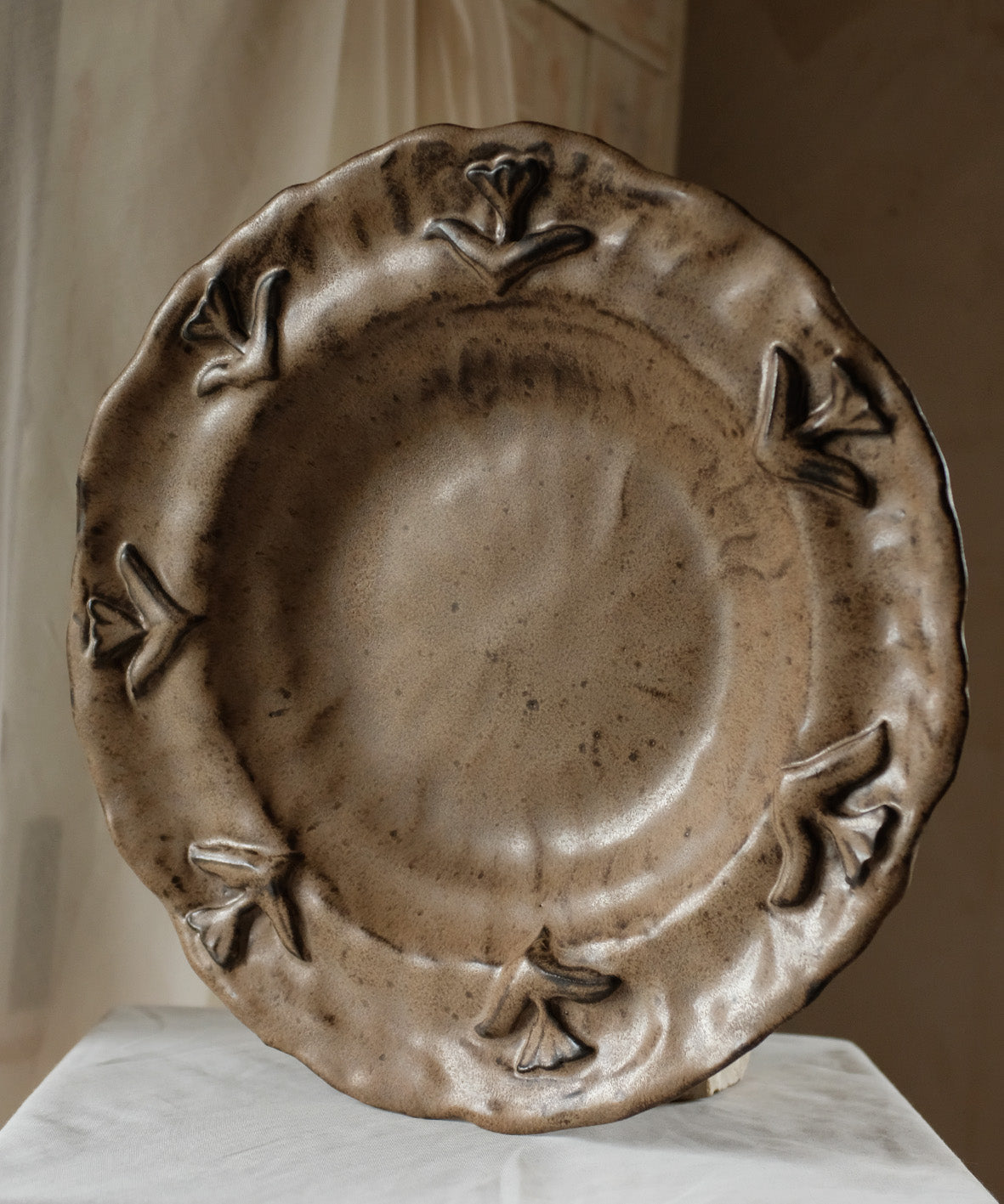 The Floral Collection - Large Bowl - Brown