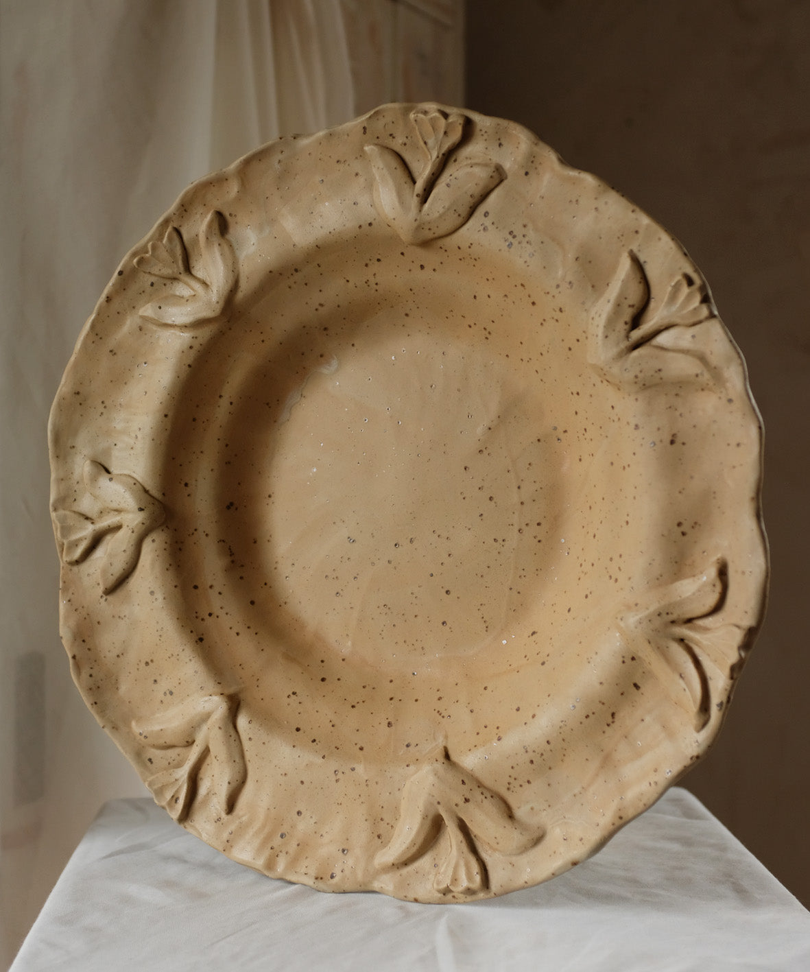 The Floral Collection - Bowl - Beige