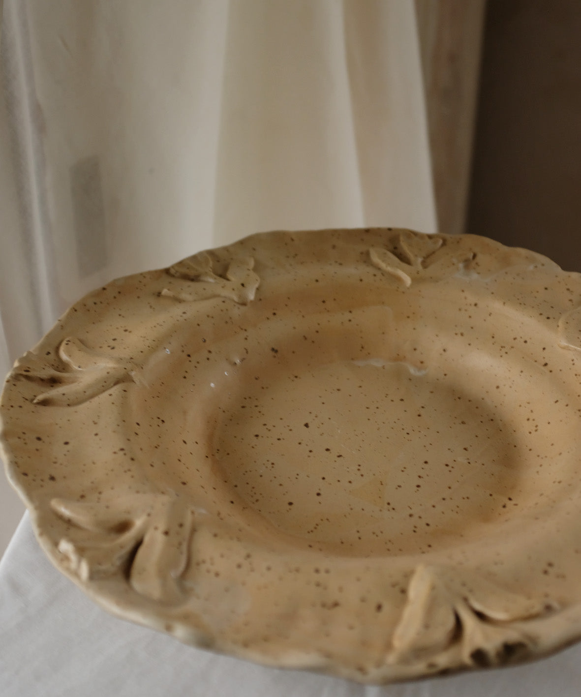 The Floral Collection - Bowl - Beige