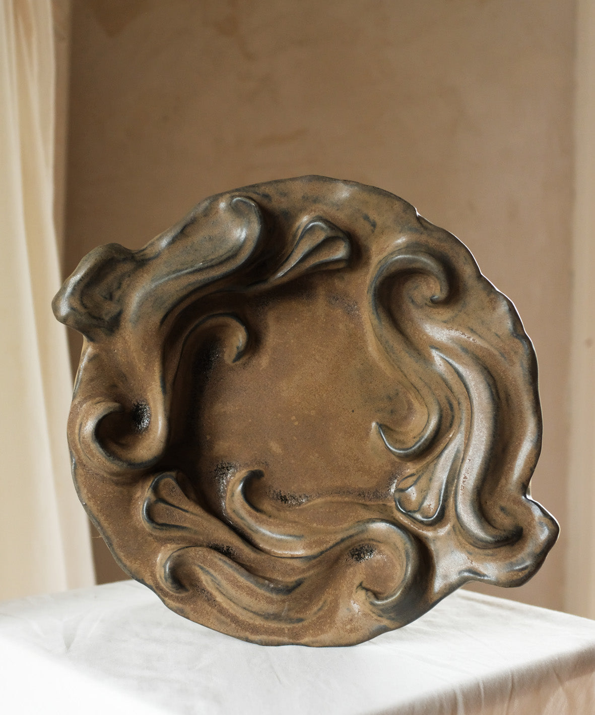 The Floral Collection - Massive Tray - Brown