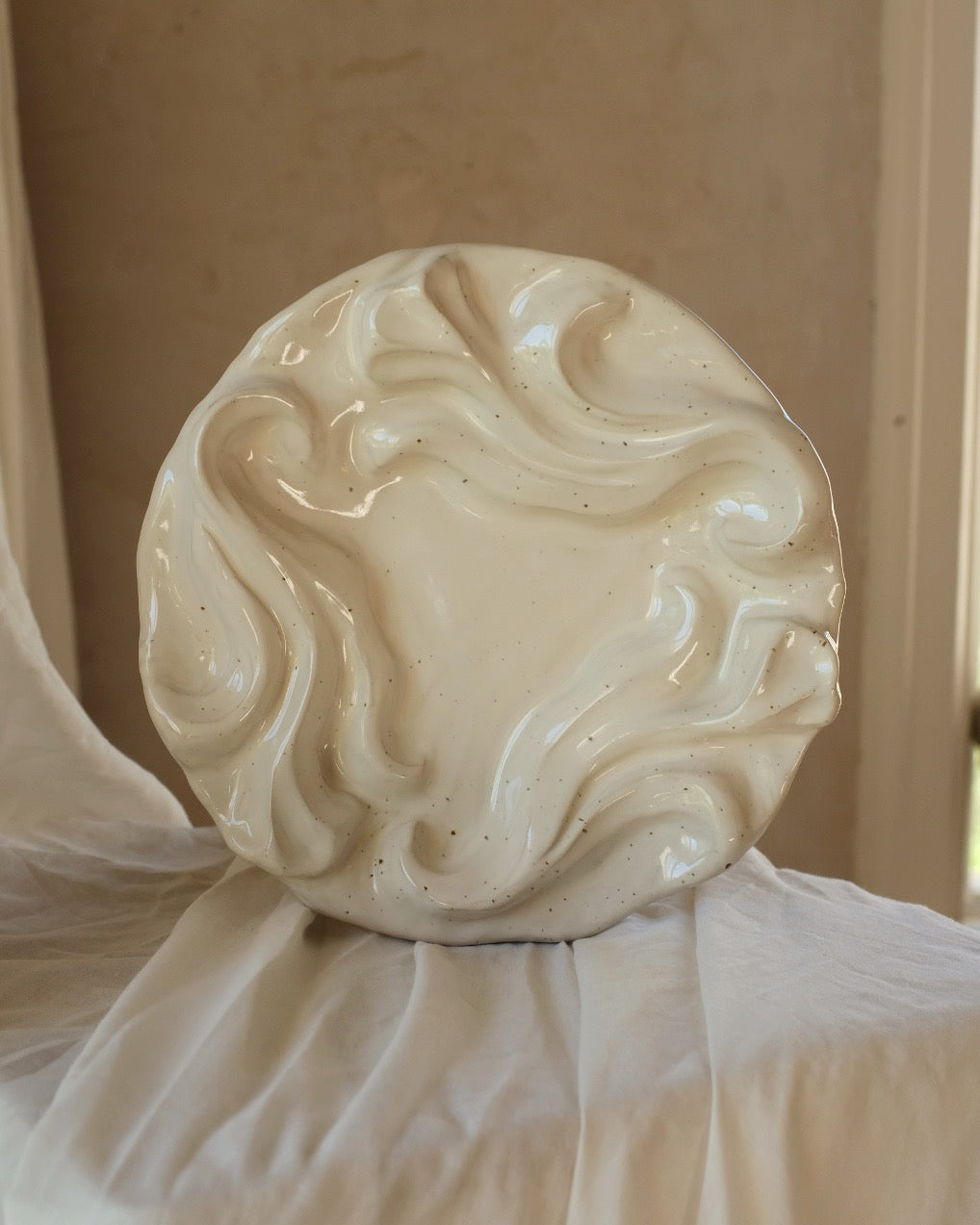The Floral Collection - Plate - Antique White