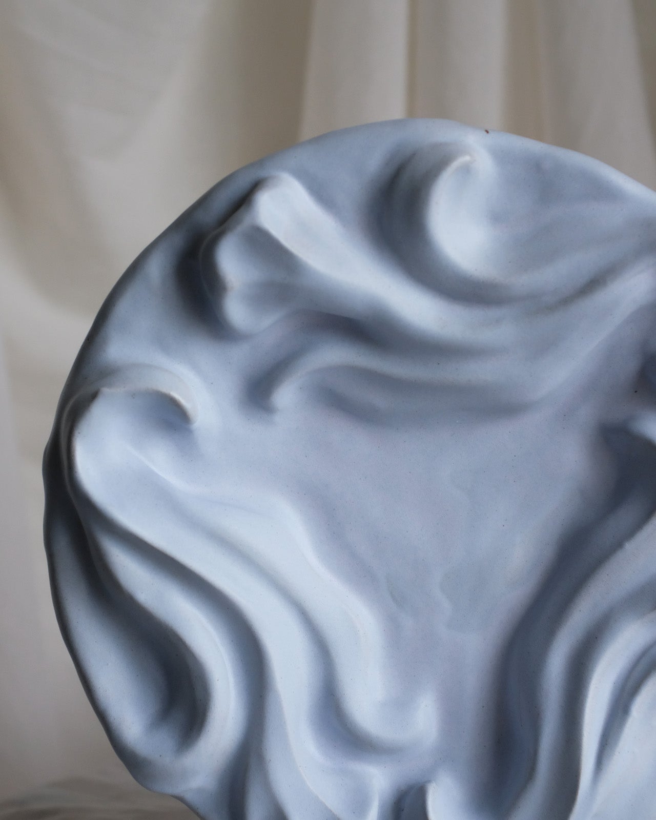 The Floral Collection - Plate - Powder Blue