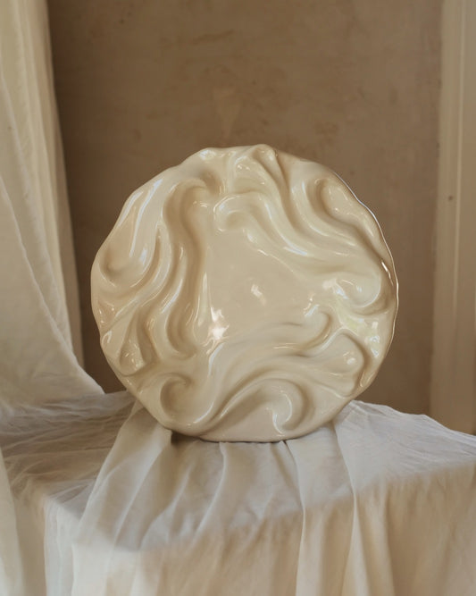 The Floral Collection - Plate - Antique White