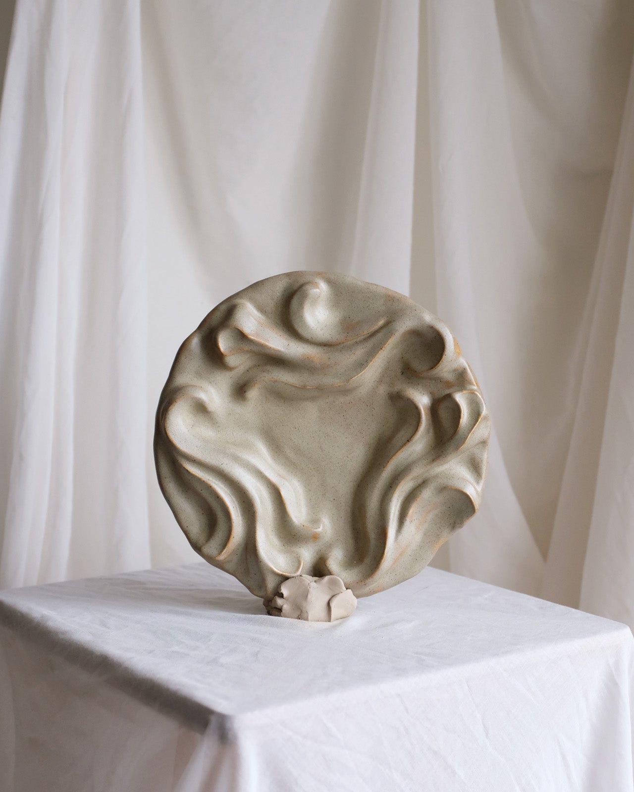 The Floral Collection - Plate - Sand