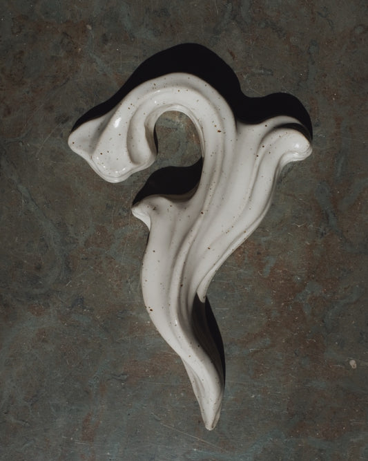 The Floral Collection - Wall Piece - Freckled White