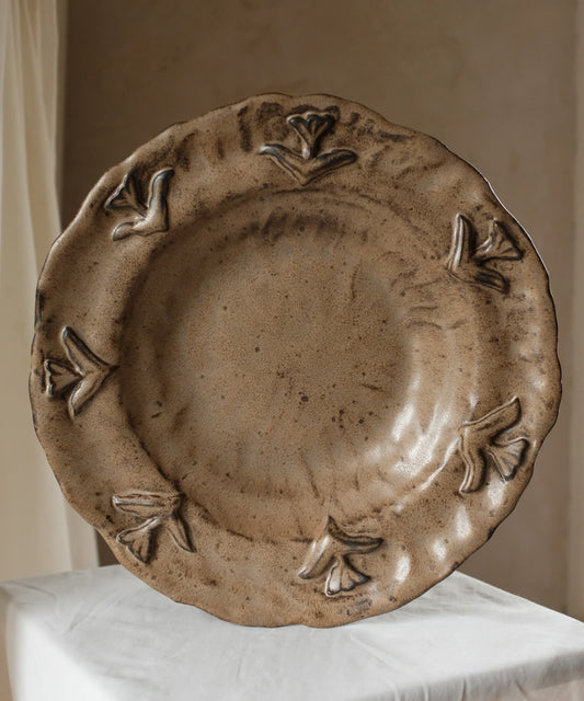 The Floral Collection - Large Bowl - Brown