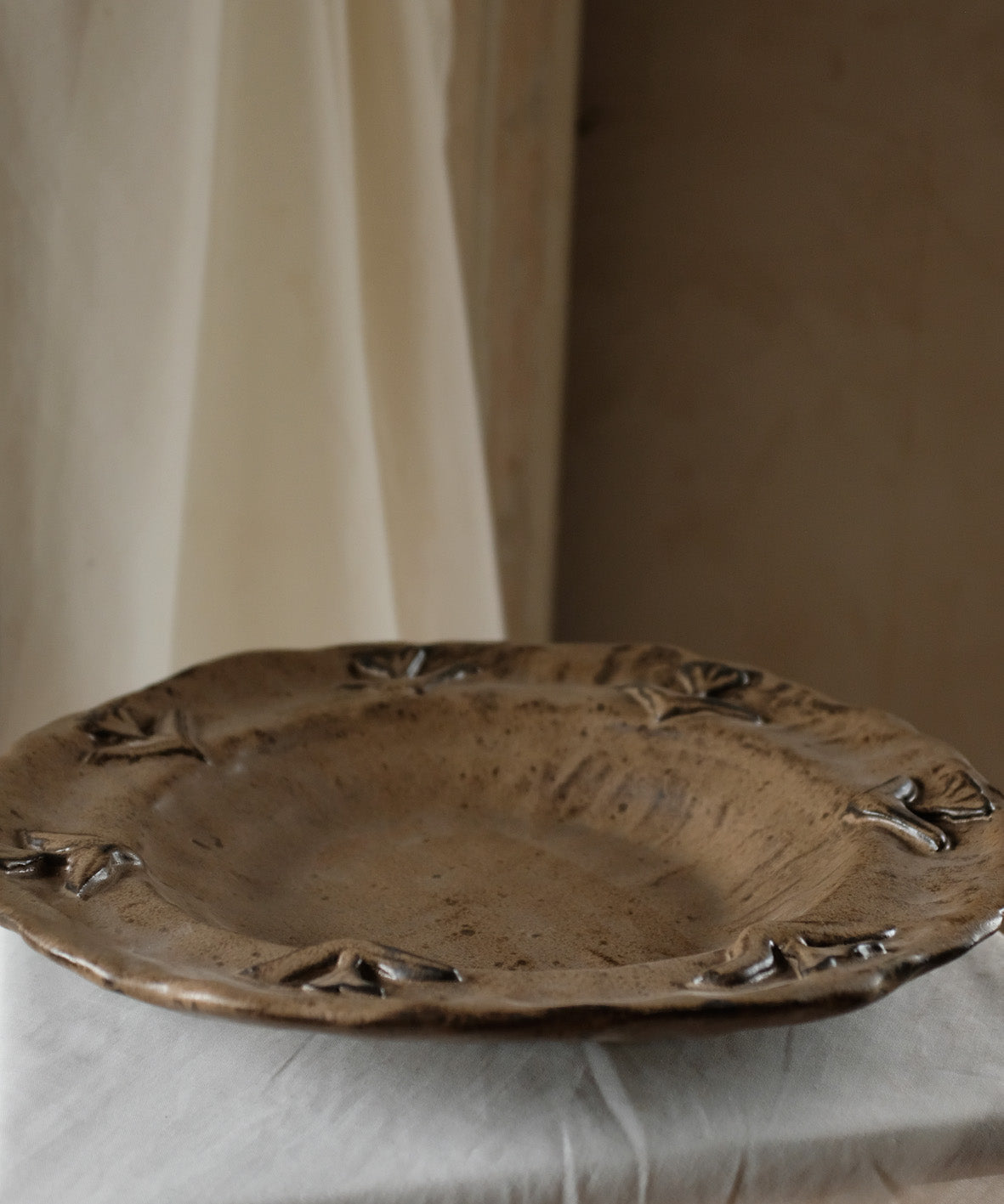 The Floral Collection - Large Bowl - Brown