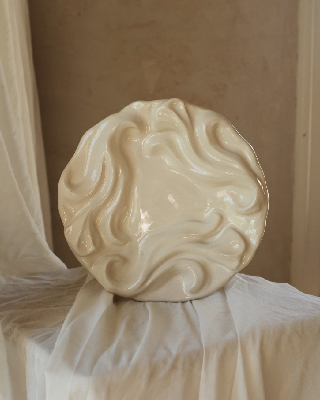 The Floral Collection - Plate - Antique White
