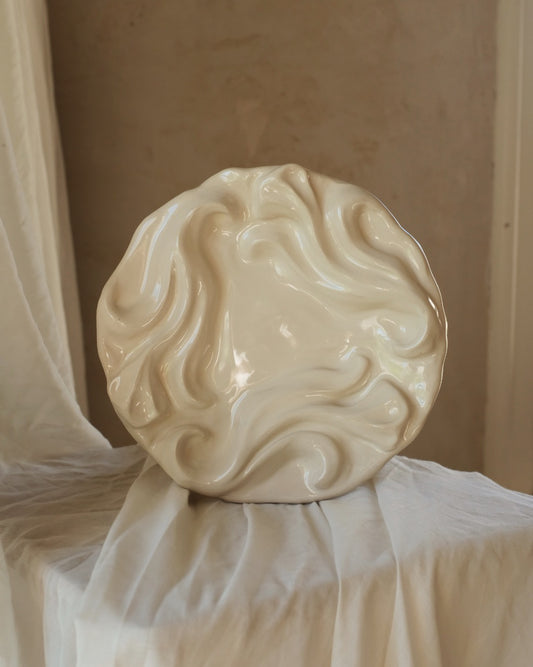 The Floral Collection - Plate - Antique White