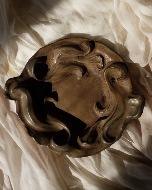 The Floral Collection - Massive Tray - Brown