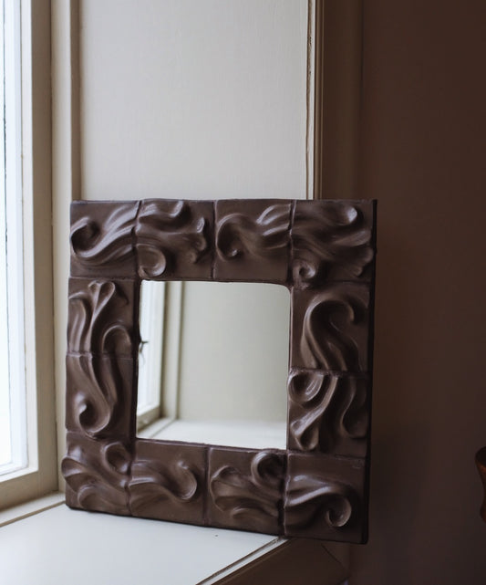 The Floral Collection - Mirror - Matte Brown