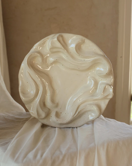 The Floral Collection - Plate - Antique White