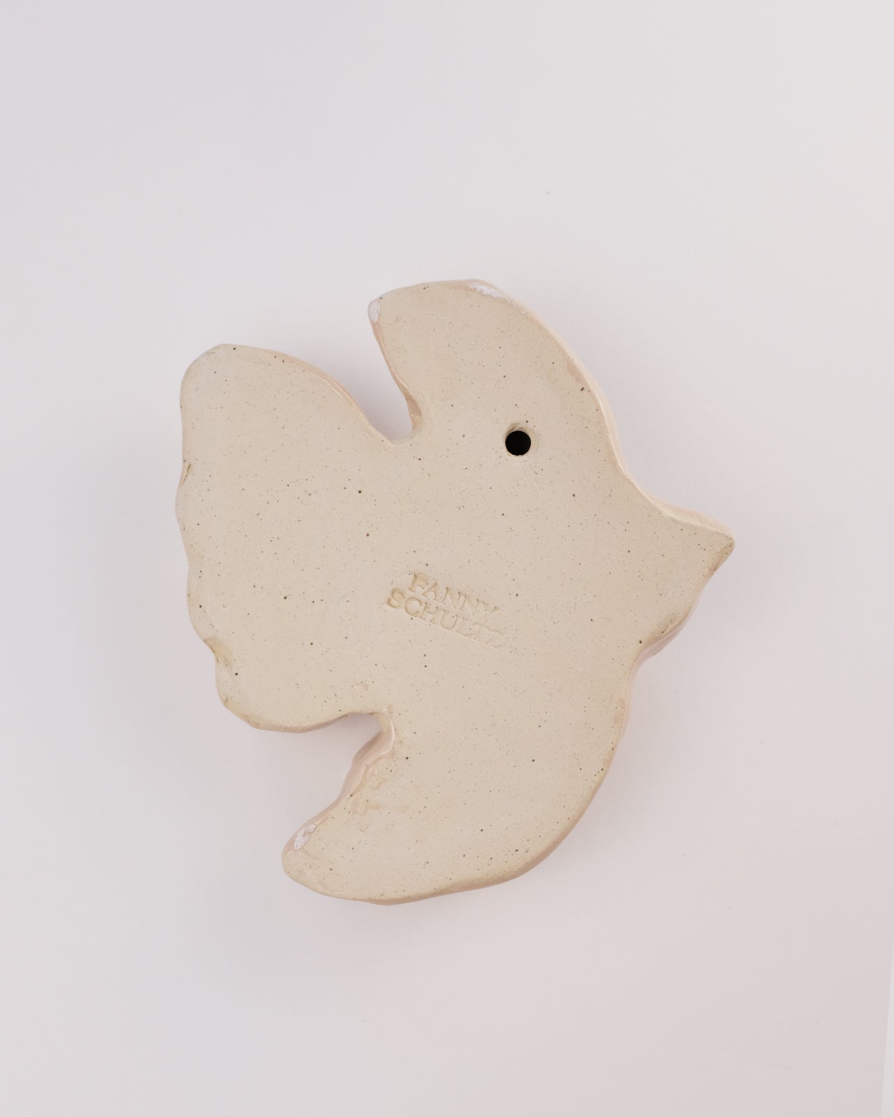 Tactile Bird - Wall Sculpture beige - no.03