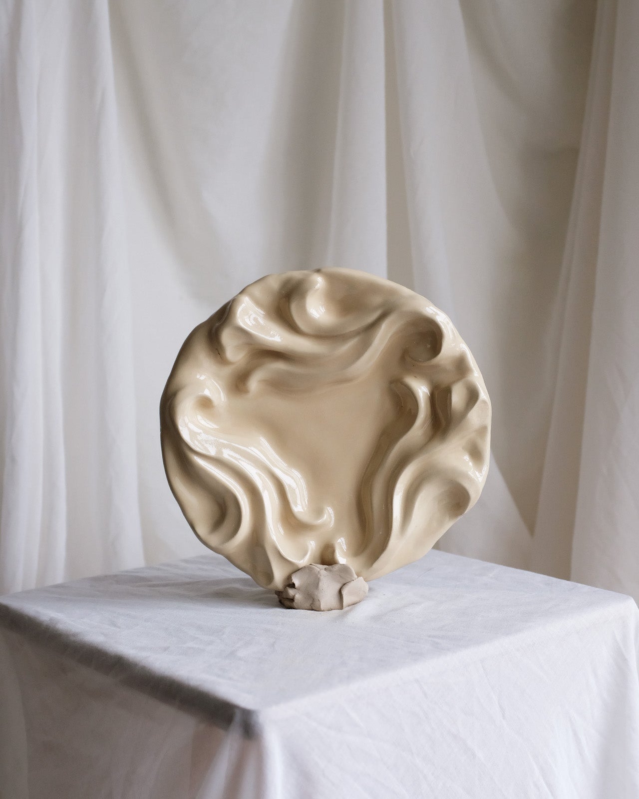 The Floral Collection - Plate - Sand