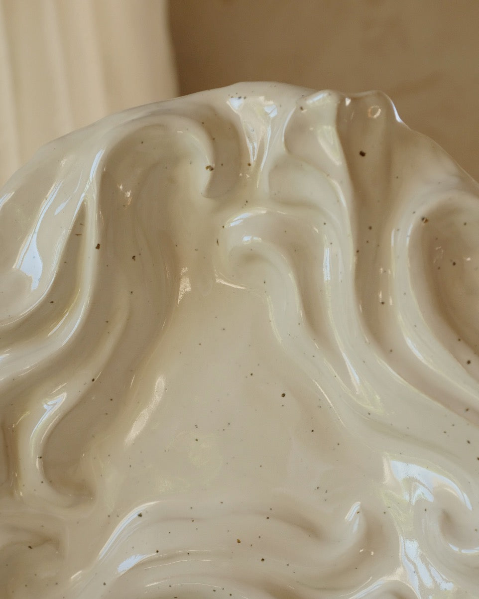 The Floral Collection - Plate - Antique White