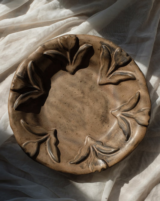 The Floral Collection - Large Bowl - Brown
