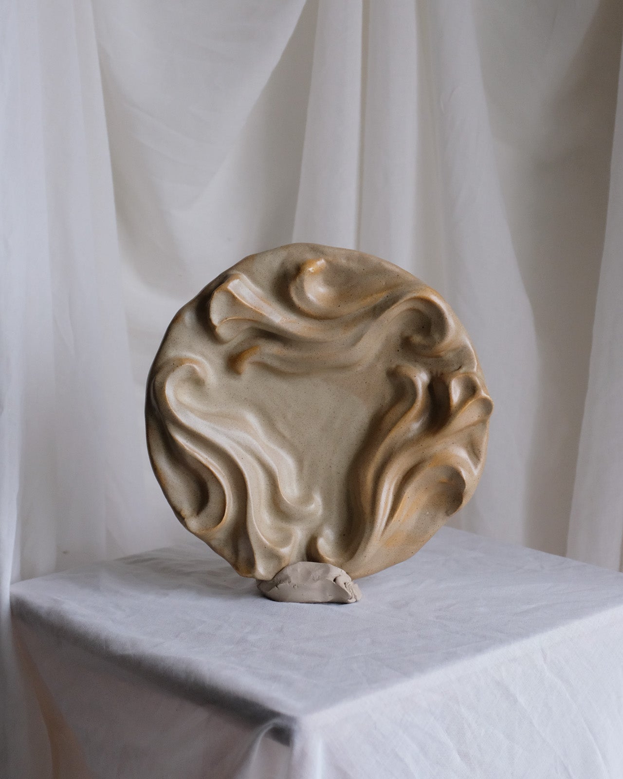 The Floral Collection - Plate - Sand