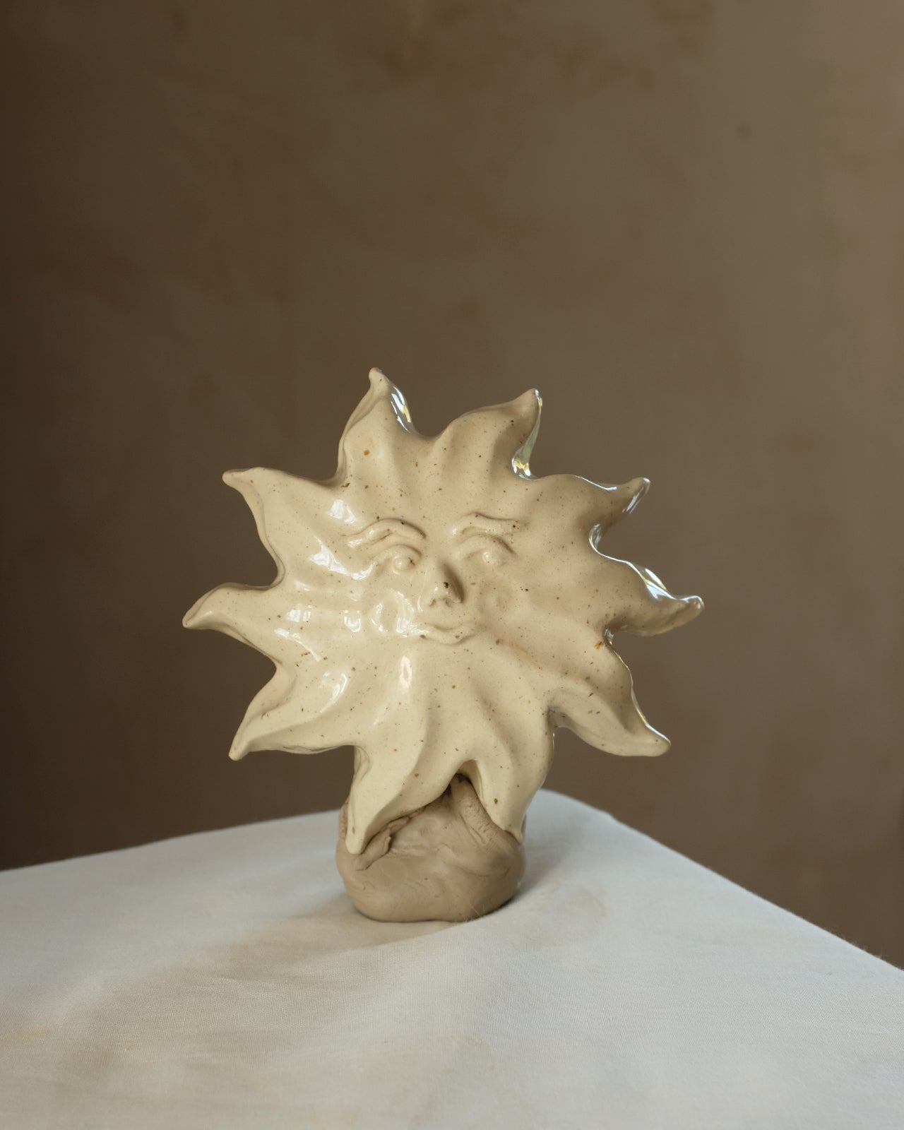 September Sun - Wall Sculpture - Beige - no.05