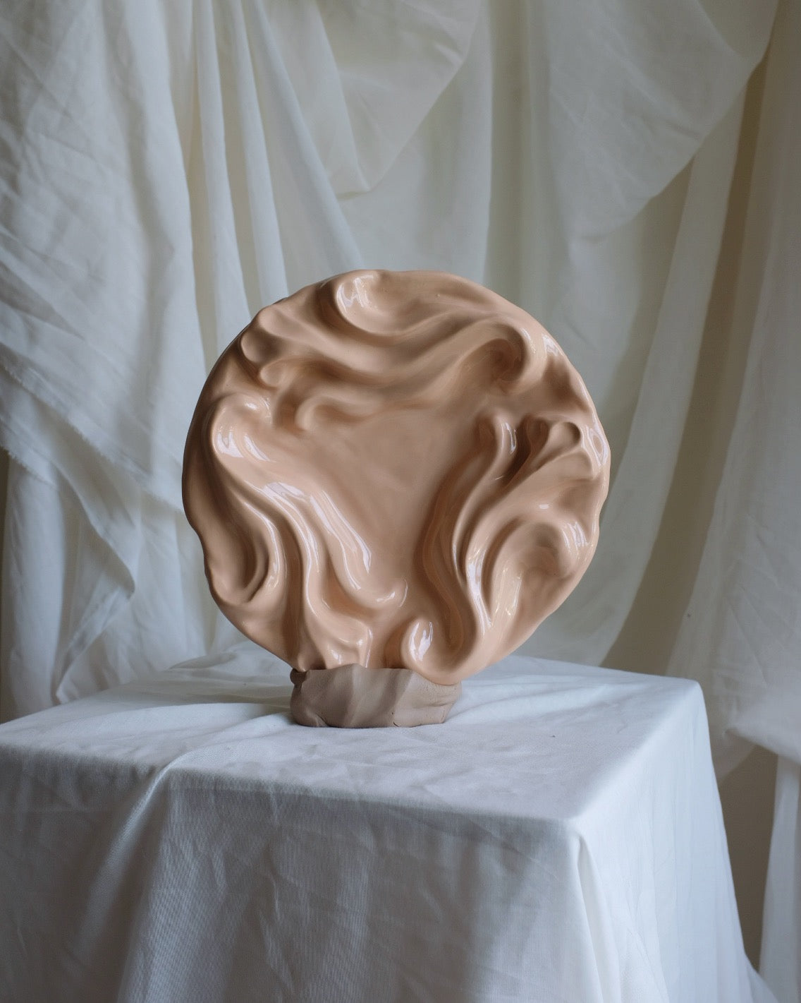 The Floral Collection - Plate - Bleach Pink